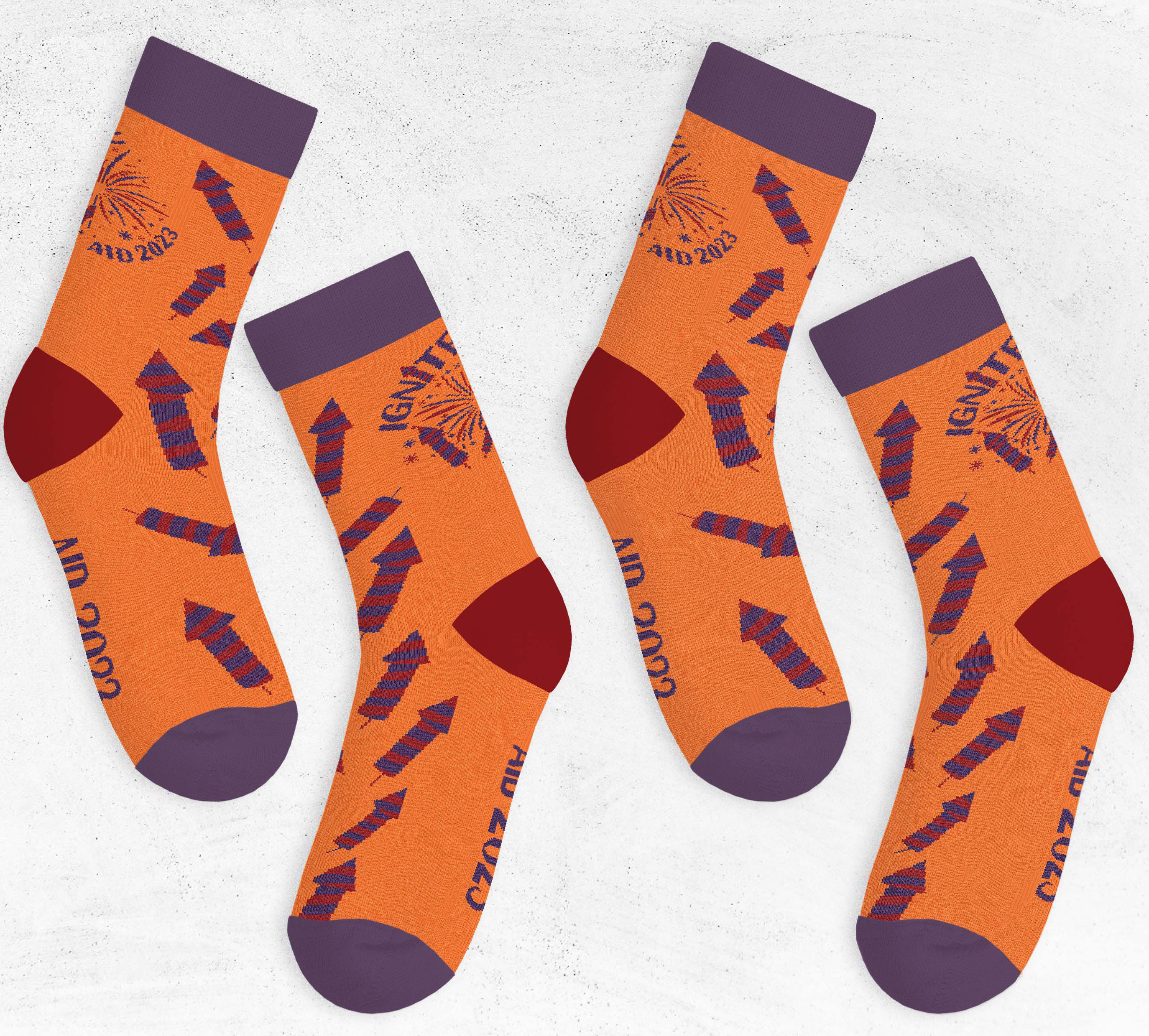 Socks (Orange) 